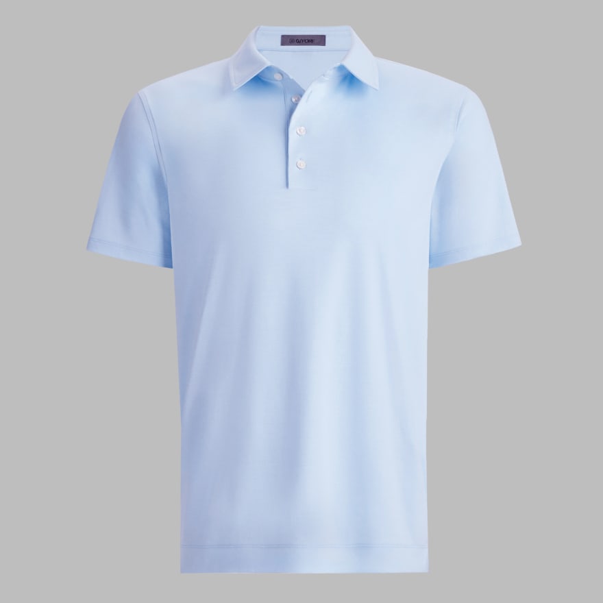 LUXE COTTON BLEND POLO in BAJA image number 1