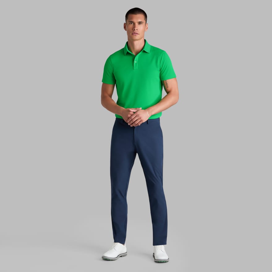 ESSENTIAL PERFORMANCE PIQU&Eacute; POLO in Clover image number 3