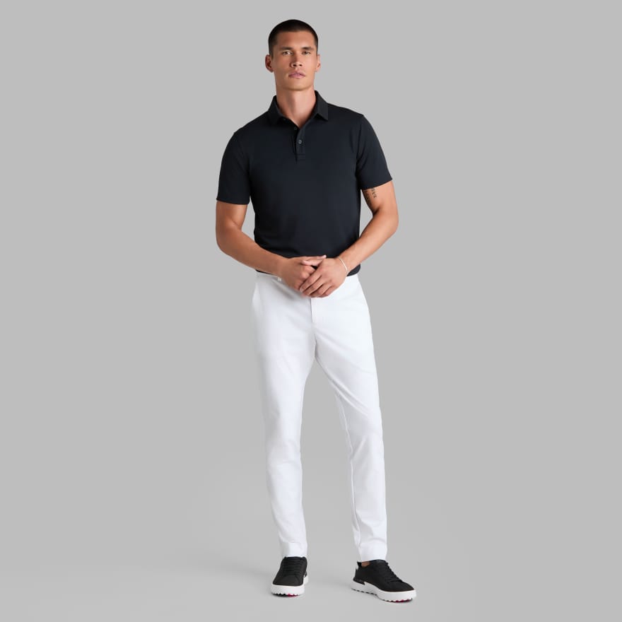 ESSENTIAL PERFORMANCE PIQU&Eacute; POLO in Onyx image number 3
