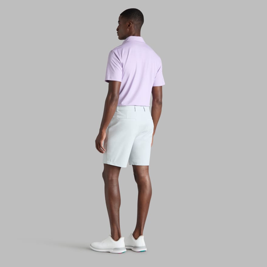 M&Eacute;LANGE ICE NYLON POLO in IRIS MELANGE image number 4