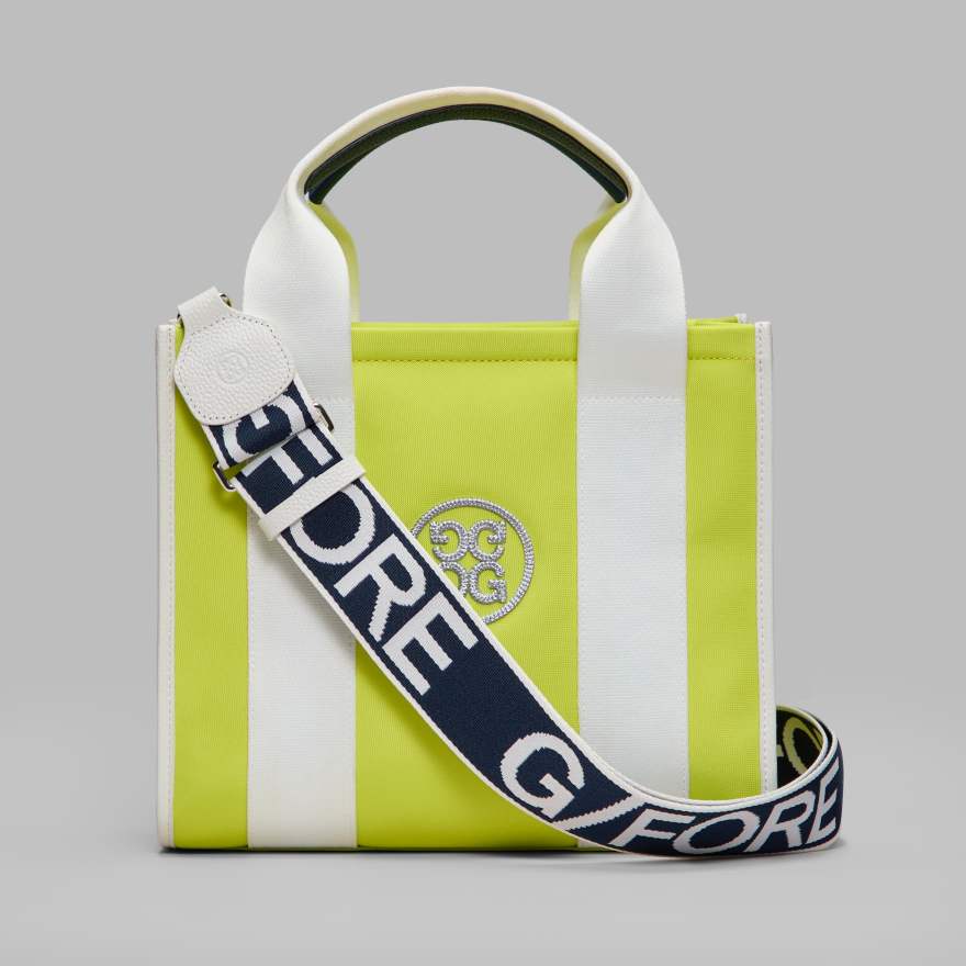 PRAY FOR BIRDIES CANVAS SQUARE BAG in ELECTRIC image number 1
