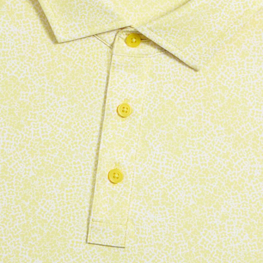 HYDRANGEA TECH JERSEY POLO in Canary image number 5