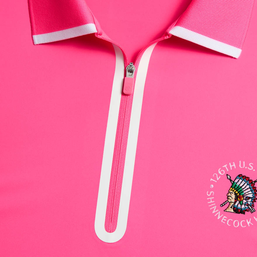 2026 U.S. OPEN SOFT TECH JERSEY LONG SLEEVE ZIP POLO | WOMEN'S