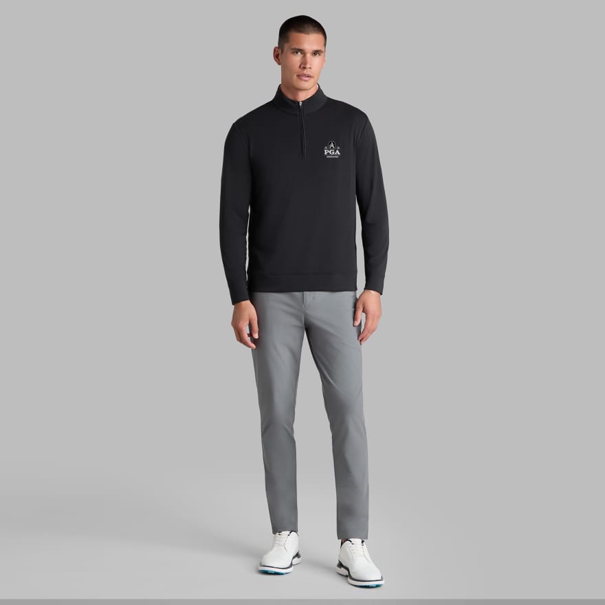 2026 PGA SOFT TOUCH JERSEY 1/4 ZIP in Onyx image number 2