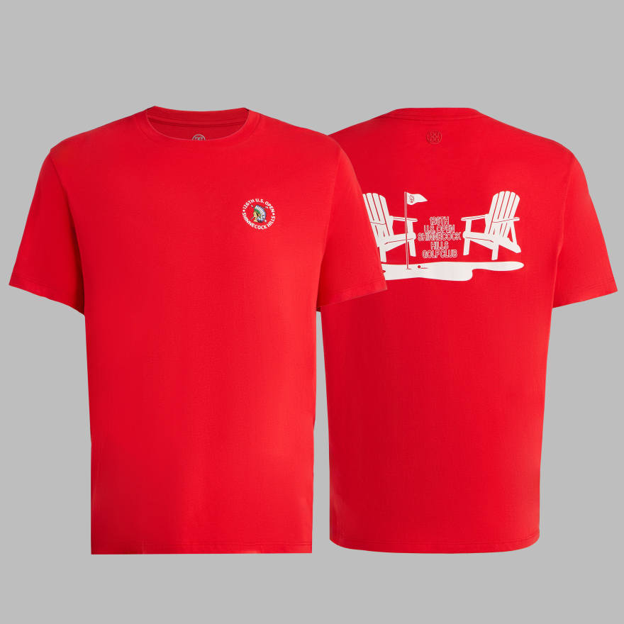 2026 U.S. OPEN SHINNECOCK HILLS ADIRONDACK TEE in Lava image number 1