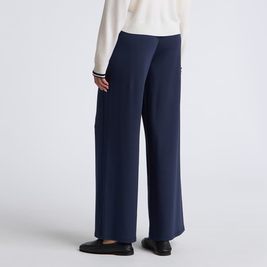 ALL PLAY LIGHTWEIGHT TERRY STRAIGHT LEG LOUNGE PANT in Twilight image number 4