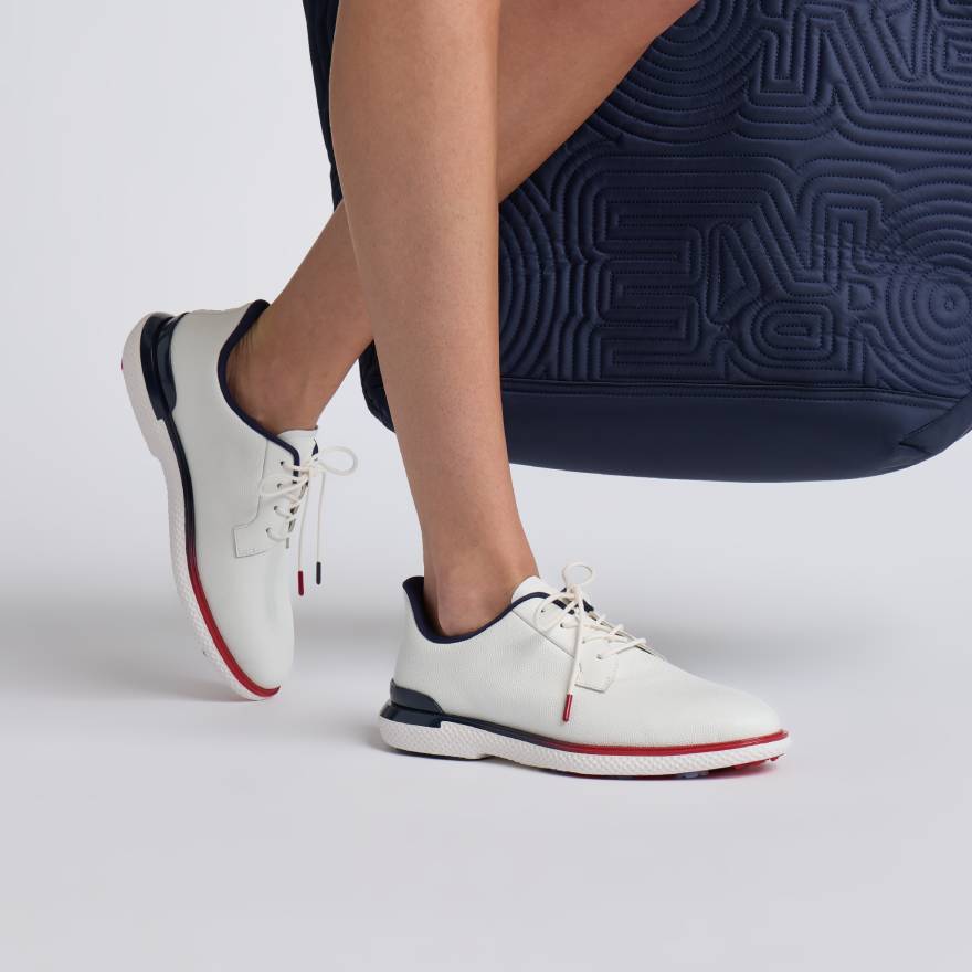 WOMEN'S GALLIVAN2R GRADIENT KILTIE GOLF SHOE in Snow / Twilight image number 6