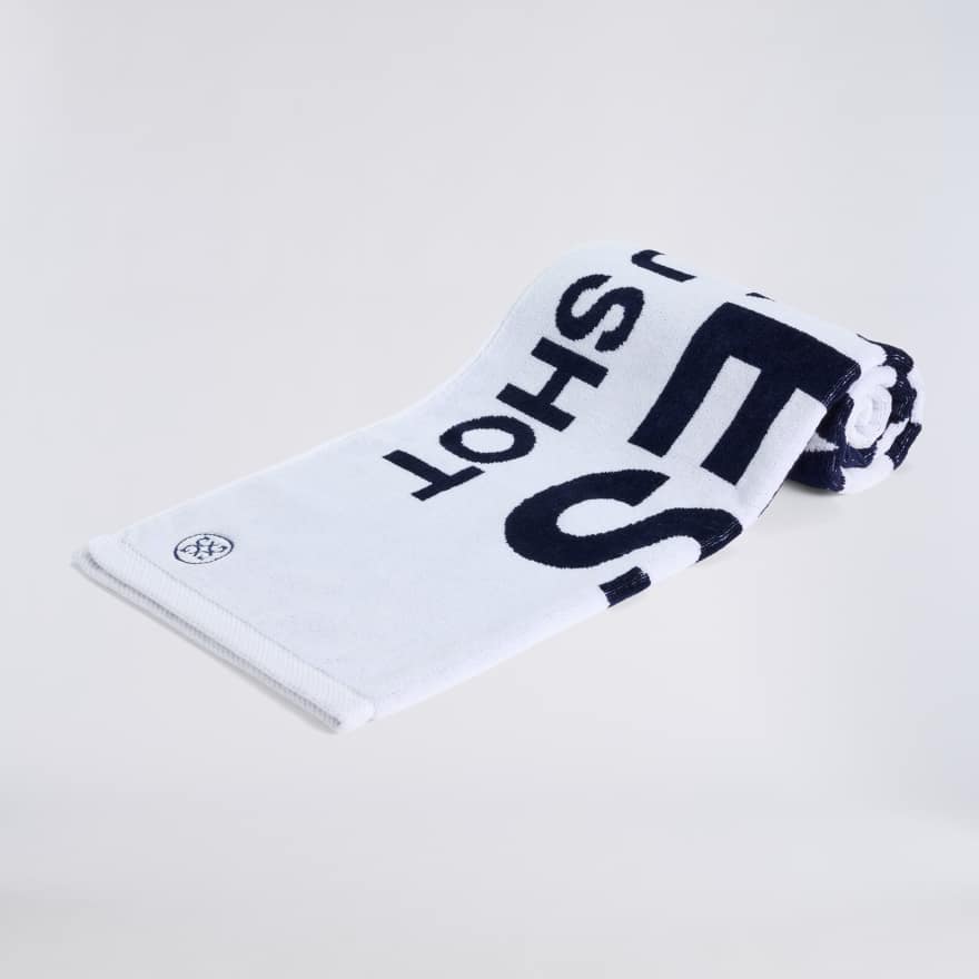 NO1 CARES GOLF TOWEL in Snow / Twilight image number 5