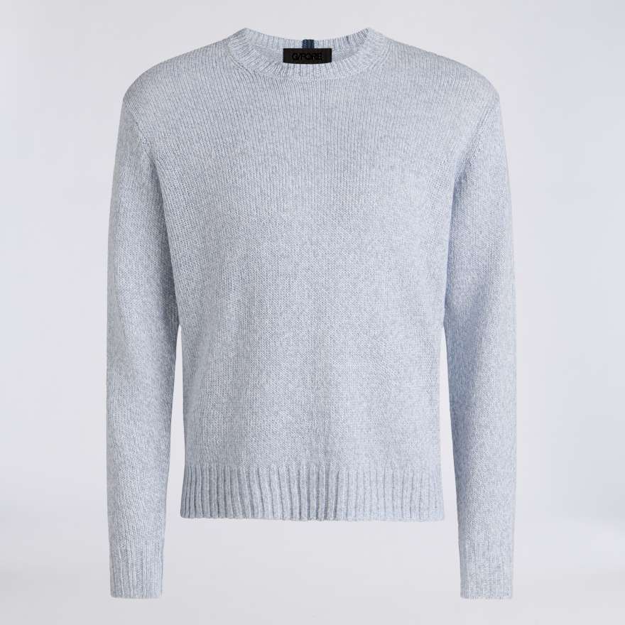 LTD RELEASE GULF LINEN CREWNECK SWEATER in BAJA image number 1
