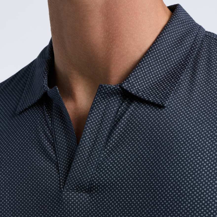 LTD RELEASE DIAMOND JERSEY JOHNNY COLLAR POLO in Twilight image number 5