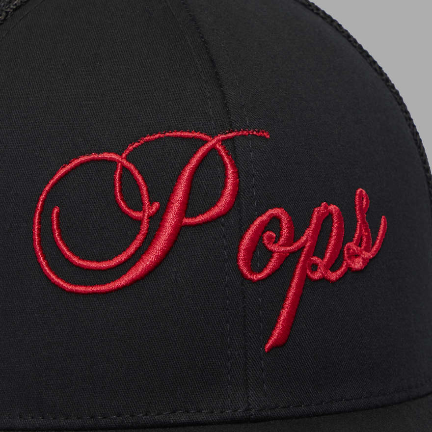 LTD RELEASE POPS TRUCKER HAT in ONYX / LAVA image number 2
