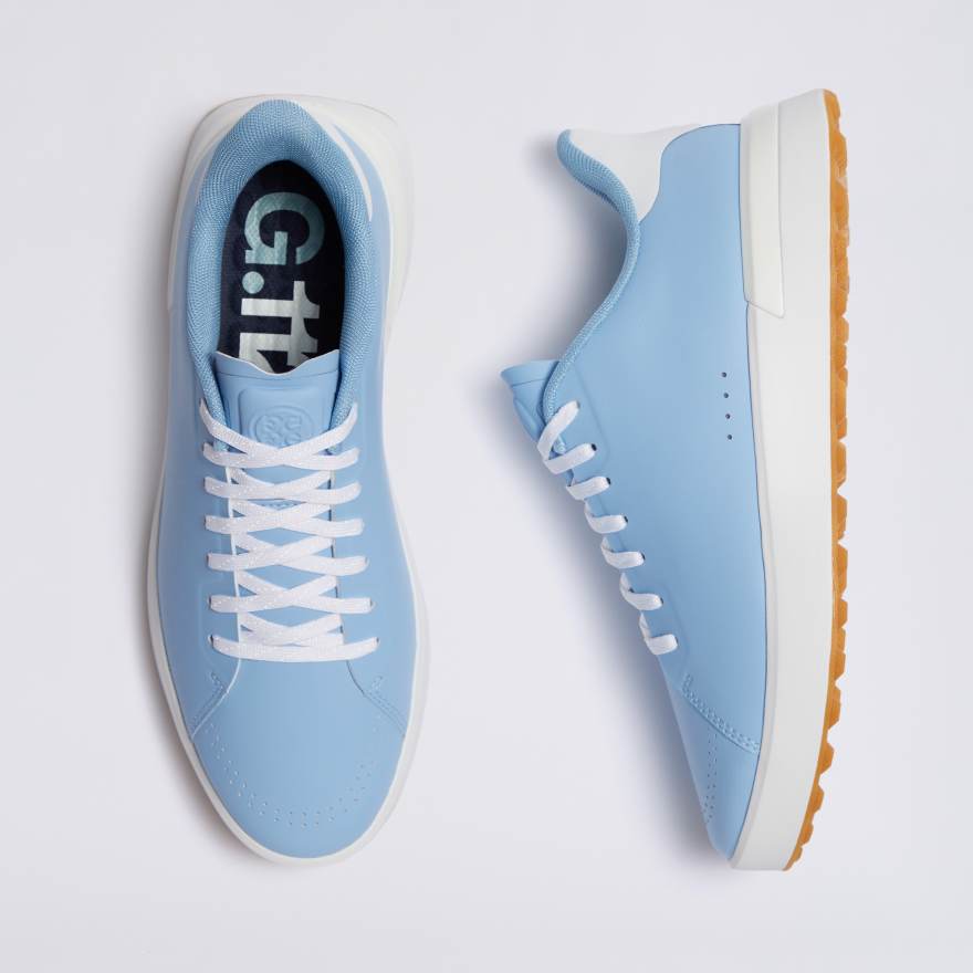 MEN'S G.112 PERFORATED GOLF SHOE in CERULEAN / SNOW image number 1