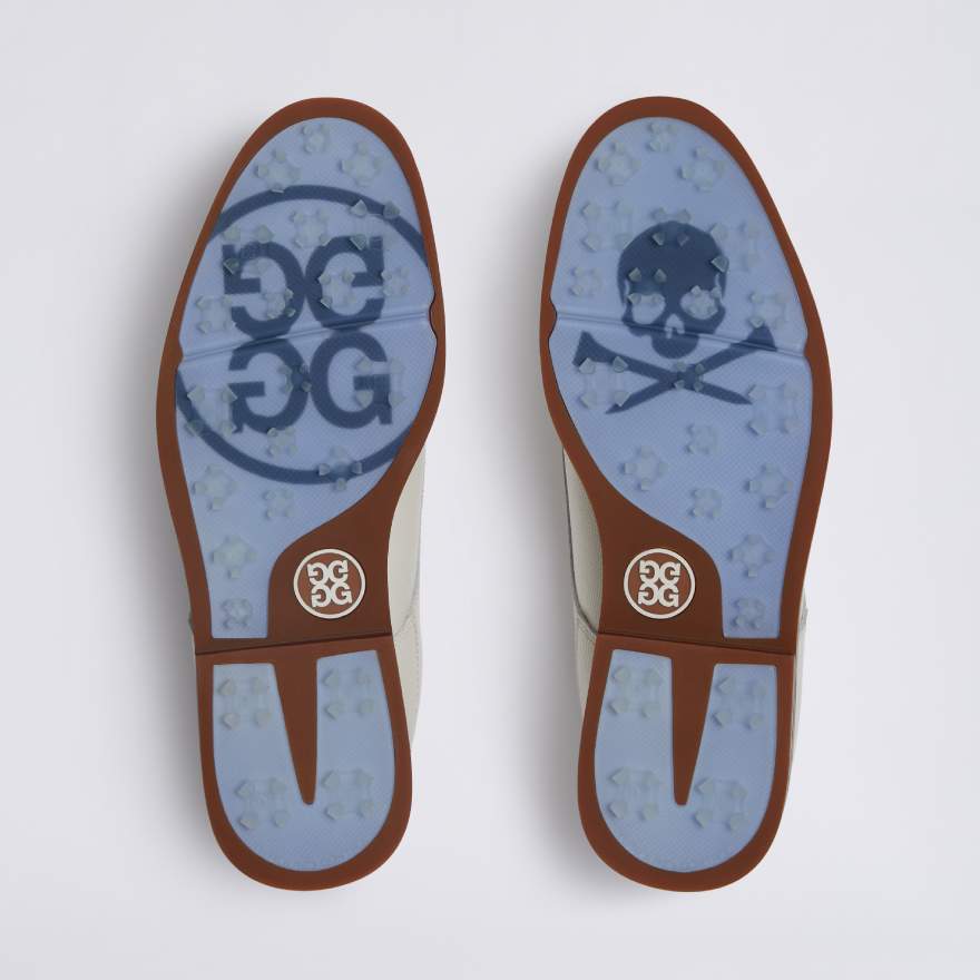WOMEN'S LTD RELEASE GALLIVANTER DERBY LEATHER LUXE SOLE GOLF SHOE in Snow image number 3