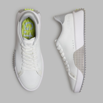 WOMEN'S G.112 METALLIC KILTIE GOLF SHOE in SNOW/METALLIC