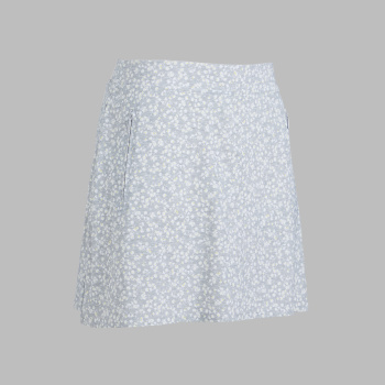 Alternative image of DITSY FLORAL SILKY TECH NYLON SKORT in MELANGE GREY