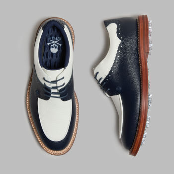 MEN'S LTD RELEASE GALLIVANTER G/LOCK LEATHER LUXE SOLE DERBY GOLF SHOE in Twilight / Snow