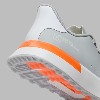 Alternative image of MEN'S G.112 GOLF SHOE in NIMBUS / SHOCKING ORANGE