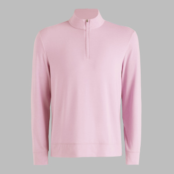 SOFT TOUCH JERSEY 1/4 ZIP in Blush