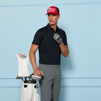 Alternative image of SOLID TECH JERSEY POLO in Onyx