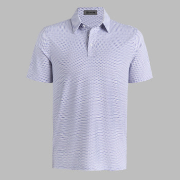 MOSAIC ALL PLAY STRETCH KNIT POLO in Blush