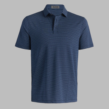 GEO ALL PLAY STRETCH KNIT POLO in Twilight