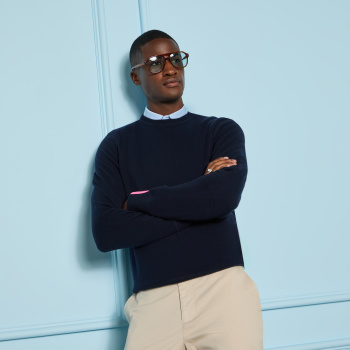 Alternative image of CASHMERE CREWNECK JUMPER in Twilight
