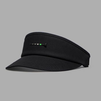 SILICONE TEE VISOR in Onyx