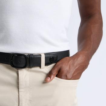 Alternative image of MEN'S CIRCLE G'S WEBBED BELT in Onyx