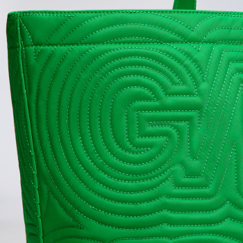 Alternative image of TRIPPY QUILTED CLUB TOTE BAG in Clover