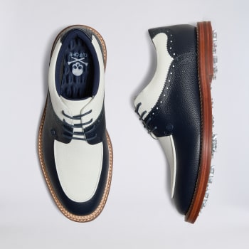 MEN'S LTD RELEASE GALLIVANTER G/LOCK LEATHER LUXE SOLE DERBY GOLF SHOE in Twilight / Snow