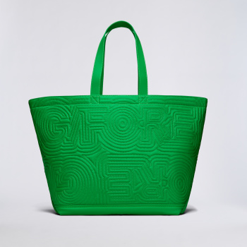 TRIPPY QUILTED CLUB TOTE BAG in Clover