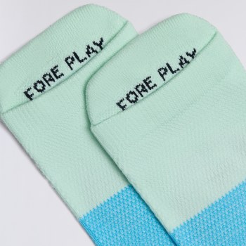 Alternative image of WOMEN'S TWO TONE FORE PLAY ANKLE SOCK in Tidal Cenote