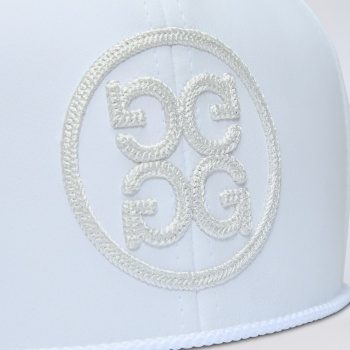 Alternative image of CIRCLE G'S PERFORATED DELTA HAT in Snow