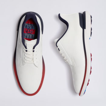 MEN'S GALLIVAN2R SKULL & TEES GOLF SHOE in SNOW / CLASSIC RED