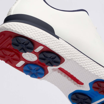 Alternative image of MEN'S GALLIVAN2R SKULL & TEES GOLF SHOE in SNOW / CLASSIC RED