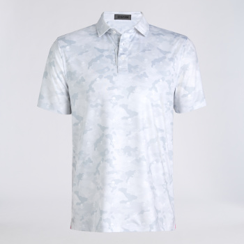 ICON CAMO TECH JERSEY POLO in Snow