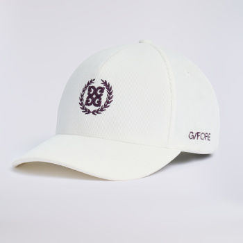 G WREATH CORDUROY LOW PROFILE HAT in CHALK WHITE