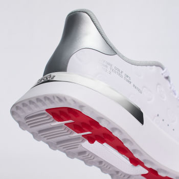 Alternative image of WOMEN'S G.112 EMBOSSED HEART G'S GOLF SHOE in SNOW / SILVER