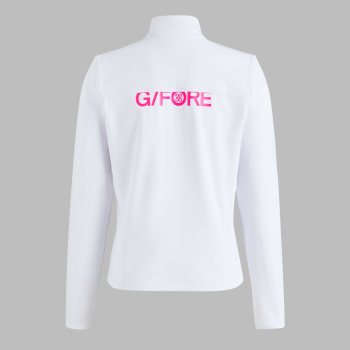 Alternative image of BRUSHED BACK STRETCH 1/4 ZIP PULLOVER in Snow