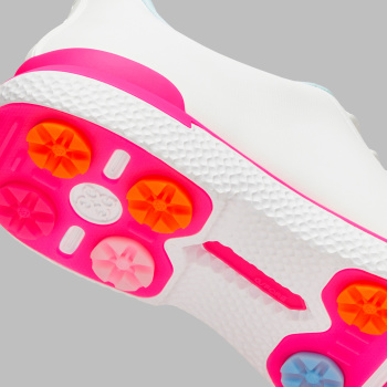 Alternative image of WOMEN'S GALLIVAN2R KILTIE GOLF SHOE in SNOW / MULTI