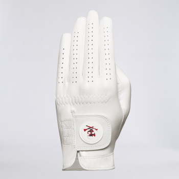 MEN'S LTD RELEASE SIGNATURE CAMO SKULL & TEES GOLF GLOVE in Snow