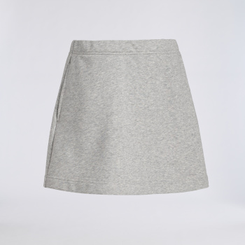 FRENCH TERRY A-LINE SKORT in GREYM