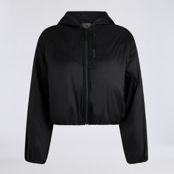 POLISHED NYLON JACKET in Onyx
