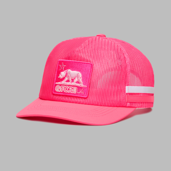 G/FORE LA 360&deg; MESH TRUCKER HAT in KNOCKOUT PINK