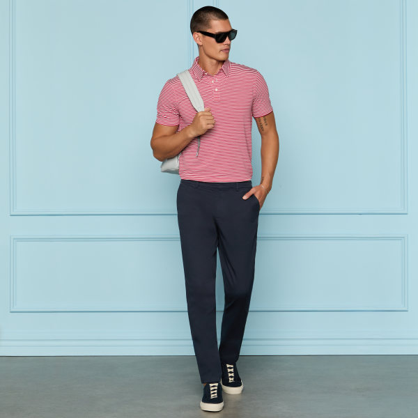Alternative image of ALL PLAY COTTON STRETCH STRAIGHT LEG TROUSER in Twilight
