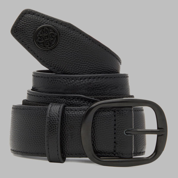 MEN'S CIRCLE G'S WEBBED BELT in Onyx