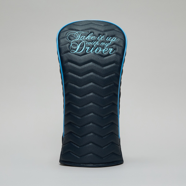 TAKE IT UP WITH MY DRIVER LEATHER HEADCOVER in Twilight