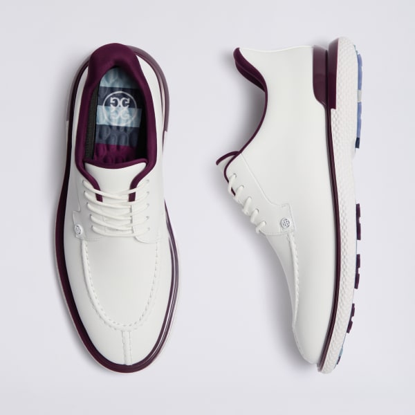MEN'S GALLIVAN2R SPLIT TOE GOLF SHOE in SNOW / DARK PLUM