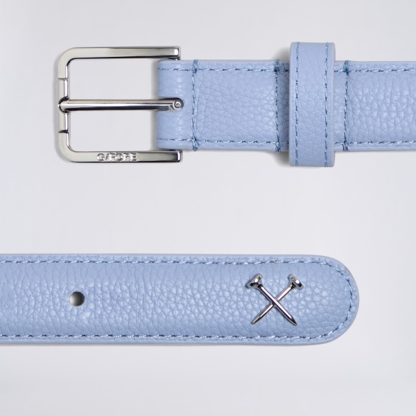 Alternative image of WOMEN'S METAL TEES LEATHER BELT in Willow