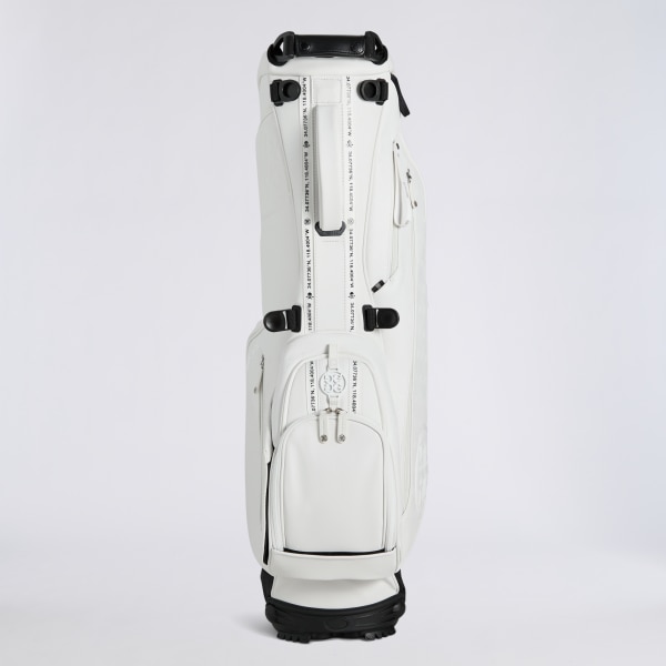 Alternative image of EMBOSSED SKULL & TEES DAYTONA CARRY GOLF BAG in Snow
